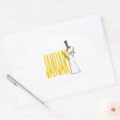 5. Januar Ovaler Aufkleber (Umschlag)