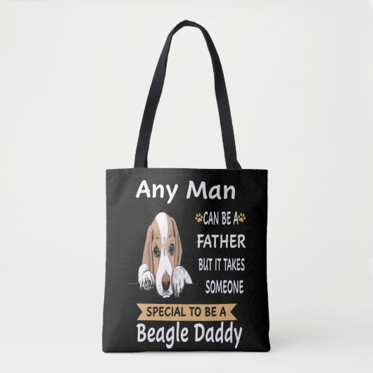 5 Jeder Beagle Daddy Tasche (Vorderseite)