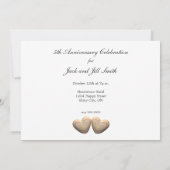 5. Jubiläum Holzherzen Einladung (Rückseite)