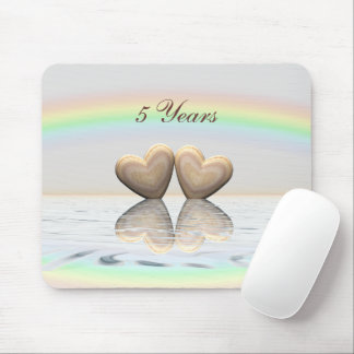 5. Jubiläum Holzherzen Mousepad