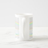 5. Jubiläum Holzherzen Porzellantasse (Rückseite)