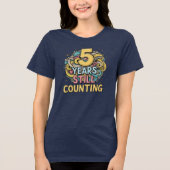 5. Jubiläum Tri-Blend Shirt (Vorderseite)