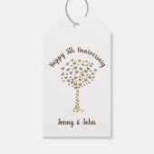 5. Jubiläumsschmetterling Geschenkanhänger (Vorderseite)