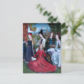 5 Jungfrauen Märtyrer in einem Garten (rechte Hälf Postkarte (Stehend Vorderseite)