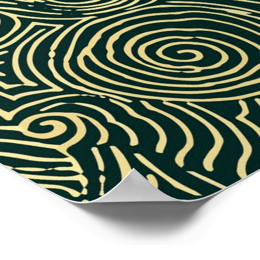 5 k Traditionelles chinesisches Design Hintergrund Poster (Ecke)