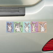 5 Kaninchen-Autoaufkleber Autoaufkleber (Auf Auto)