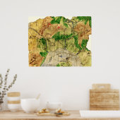 5. Karte des Vergessenen Reiches Poster (Küche)