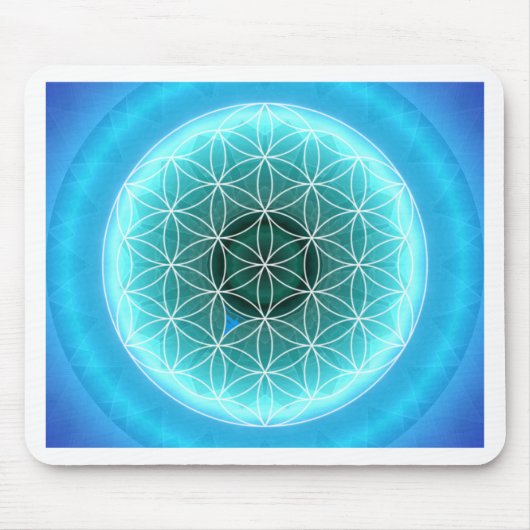 5 Kehle chakra hellblaue geschaffen durch Tutti Mousepad (Vorne)