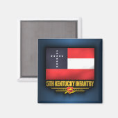 5. Kentucky Infantry Magnet (Vorderseite/Rückseite)