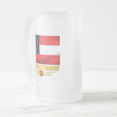 5. Kentucky Infantry Mattglas Bierglas (Vorderseite Links)