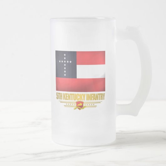 5. Kentucky Infantry Mattglas Bierglas (Rechts)