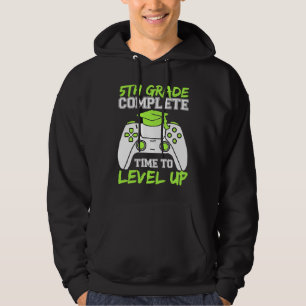 5. Klasse abgeschlossen, Zeit zu leveln  Jungen-Ab Hoodie