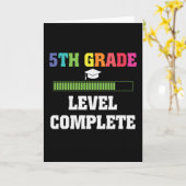 5. Klasse - Abschluss-Video-Gamer Karte (Gelbe Blume)