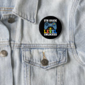 5. Klasse freigeschalteter Gamer erster Schultag Button (Beispiel)