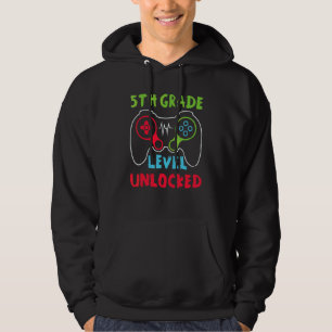 5. Klasse freigeschalteter Gamer erster Schultag Hoodie