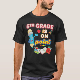 5. Klasse ist auf Punkt 5. Stift zusammen Kid St. T-Shirt
