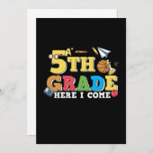 5. Klasse Lehrer 5. Klasse Hier komme ich Einladung (Vorne/Hinten)