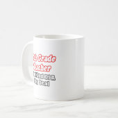 5. Klasse Lehrer...Ein großer Deal Kaffeetasse (Vorderseite Links)