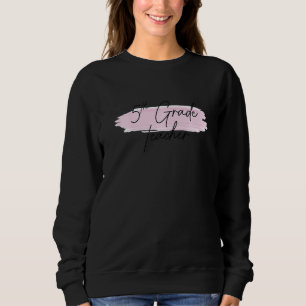 5. Klasse Lehrer erster Schultag zurück bis Scho Sweatshirt