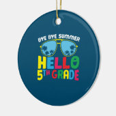 5. Klasse Lehrer Hallo 5. Klasse Keramik Ornament (Links)