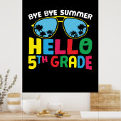 5. Klasse Lehrer Hallo 5. Klasse Poster (Küche)