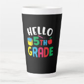 5. Klasse Lehrer Hallo Fünfte Klasse Milchtasse (Vorderseite)