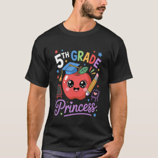 5. Klasse Prinzessin Zurück zur Schule Mädchen Lus T-Shirt