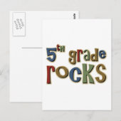 5. Klasse Rocks 5. Postkarte (Vorne/Hinten)