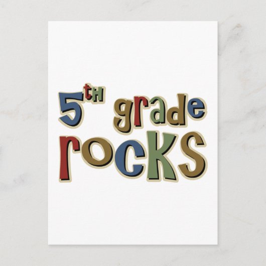 5. Klasse Rocks 5. Postkarte (Vorderseite)