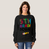 5. Klasse Squad Leopard Team Lehrer der fünften Kl Sweatshirt (Vorne ganz)