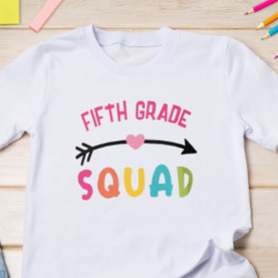 5. Klasse Squad Schule T-Shirt