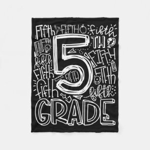 5. Klasse Typografie-Team Lehrer Ck T Fleecedecke