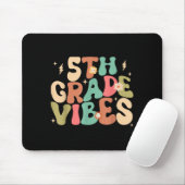 5. Klasse Vibes Groovy Zurück zur Schule Mousepad (Mit Mouse)
