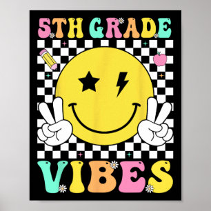 5. Klasse Vibes Lehrer Kinder Fünfte Klasse Team R Poster