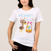 5 Kleine Enten | Mommy to be - Boy Tri-Blend Shirt (Vorderseite)