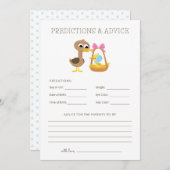 5 Kleine Enten | Vorhersagen & Ratschläge Kinderdu Einladung (Vorne/Hinten)