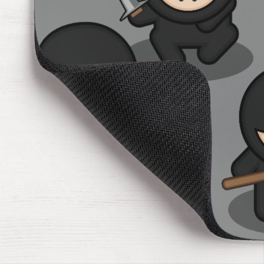 5 Kleine Ninjas Mousepad (Ecke)