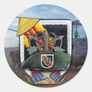 5. Kraft-grüne Barette greller nam Aufkleber