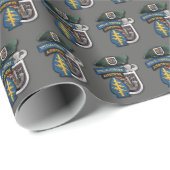 5. Kraft-Gruppen-grüne Barette SF SOF SFG Geschenkpapier (Rolleneckpunkt)