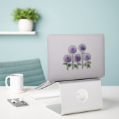 5 Lavendel-Dahlie (hell) Aufkleber (Laptop auf Schreibtisch)