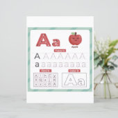 5 Learn To Spell Letter A Teacher Home Schooling (Stehend Vorderseite)
