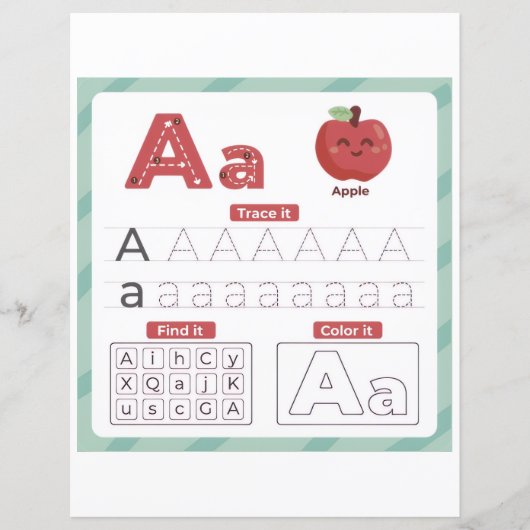 5 Learn To Spell Letter A Teacher Home Schooling (Vorderseite)