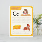 5 Learn To Spell Letter C Teacher Home Schooling (Stehend Vorderseite)