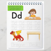 5 Learn To Spell Letter D Teacher Home Schooling (Vorderseite)