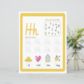 5 Learn To Spell Letter H Teacher Home Schooling (Stehend Vorderseite)