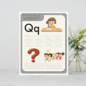 5 Learn To Spell Letter Q Teacher Home Schooling (Stehend Vorderseite)