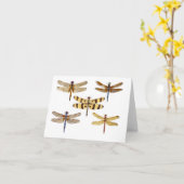5 Libellen Karte (Gelbe Blume)