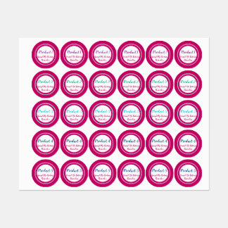 5 Line Clothing SMALL .75" Etiketten