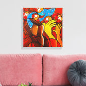 5 Loaves 2 Fish Canvas Print Leinwanddruck (Insitu (Wohnzimmer))