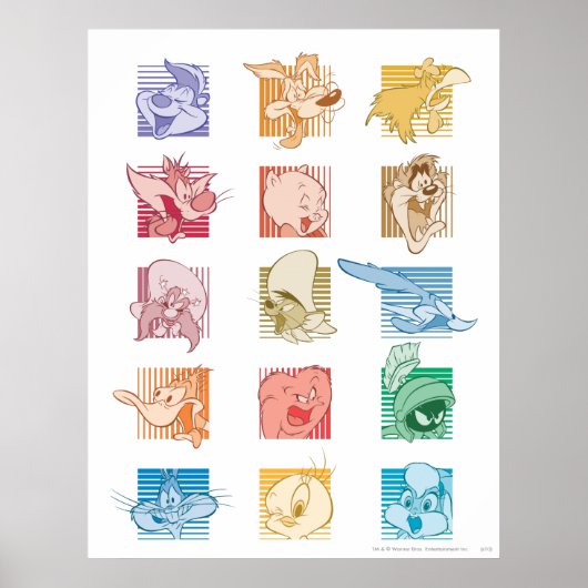 # 5 LOONEY TUNES™ Foto Op Poster (Vorne)